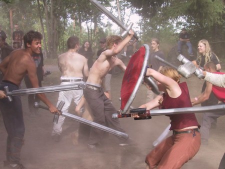 pestaggio larp