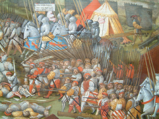 Archibugeri alla Battaglia di Pavia