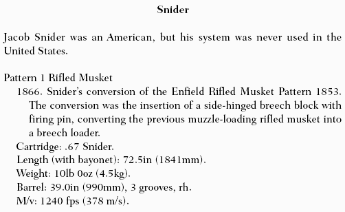 snider