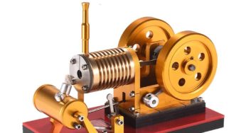 Arte Steampunk con motori Stirling