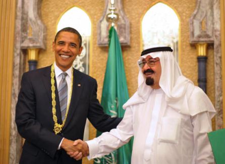 President Obama with King Abdullah