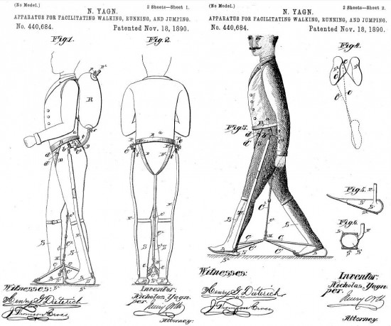 Apparatus for Facilitating Walking US440684 p1-2